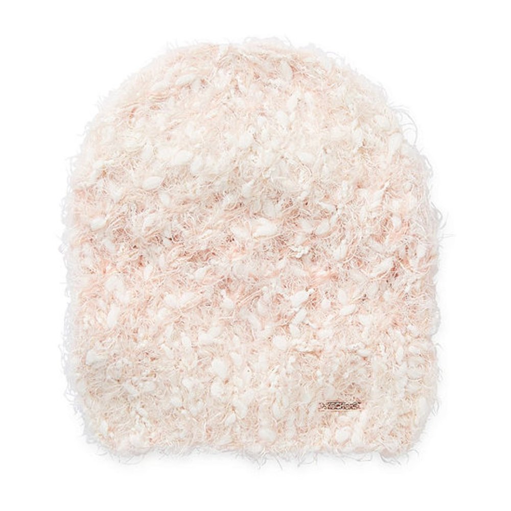 Skechers Acyrlic Knit Light Pink Beanie Hat OS
